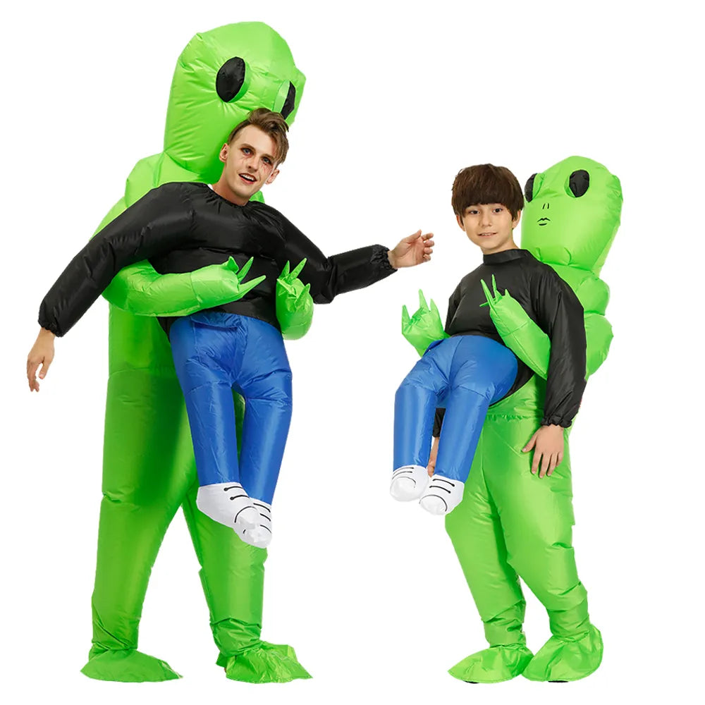 Alien Kostuum Kinderen en Volwassenen | Verkleedpak voor Carnaval