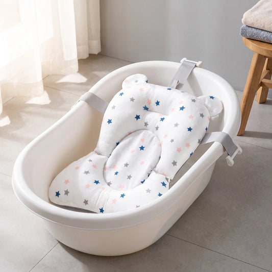 Antislip Badmat Baby | Opvouwbaar en Draagbaar | Zacht Badkussen