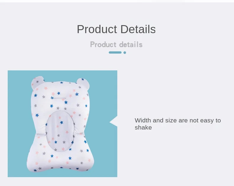 Antislip Badmat Baby | Opvouwbaar en Draagbaar | Zacht Badkussen