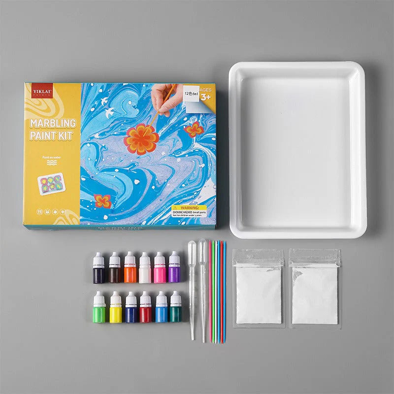 Marmerverf Set – Waterkunst Verfset Voor Kinderen