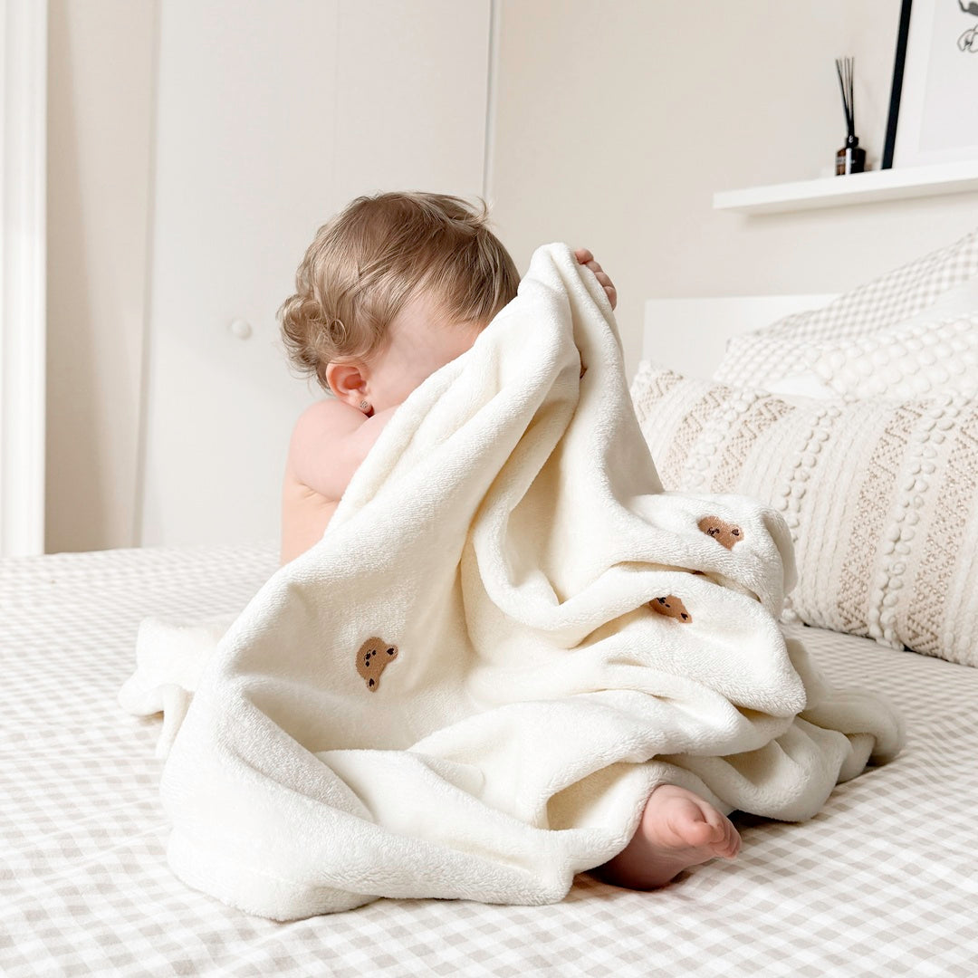Baby Beer Deken – Zachte Fleece Deken Voor Pasgeborenen