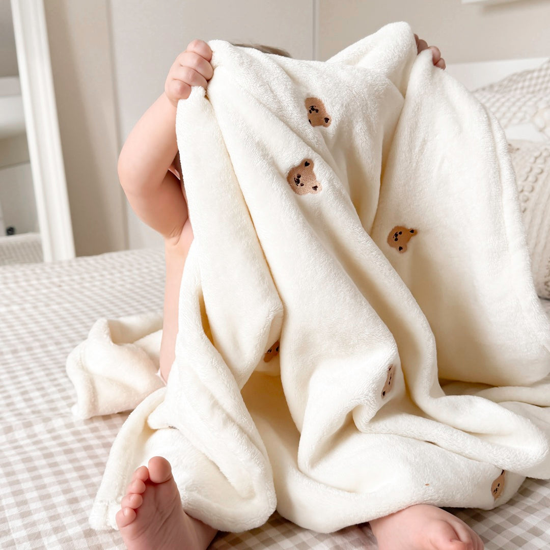 Baby Beer Deken – Zachte Fleece Deken Voor Pasgeborenen