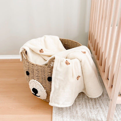 Baby Beer Deken – Zachte Fleece Deken Voor Pasgeborenen