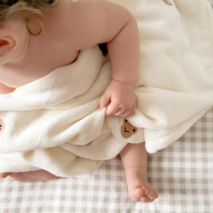 Baby Beer Deken – Zachte Fleece Deken Voor Pasgeborenen