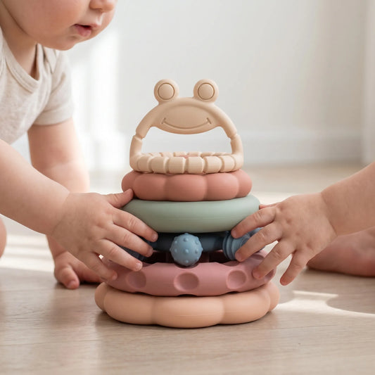 Baby Bijtspeeltjes - Stapeltoren Bijtring Speelgoed