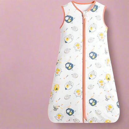 Slaapzak Baby | Mouwloze Zomerslaapzak met Tweewegrits | 3 Maanden tot 4 Jaar