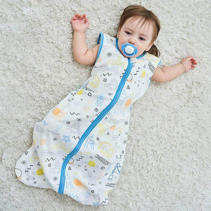 Slaapzak Baby | Mouwloze Zomerslaapzak met Tweewegrits | 3 Maanden tot 4 Jaar