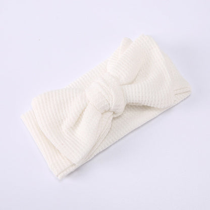 Baby Haarband met Strik - Zacht Haarbandje voor Newborn Meisje