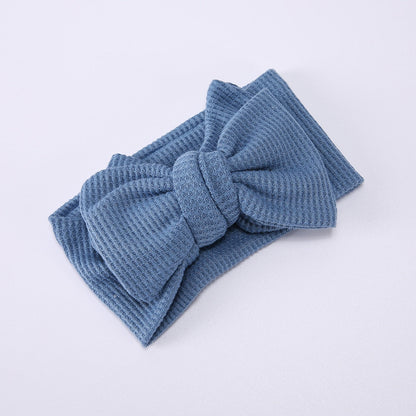 Baby Haarband met Strik - Zacht Haarbandje voor Newborn Meisje
