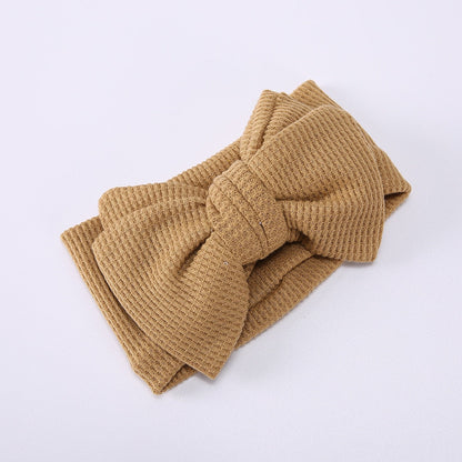 Baby Haarband met Strik - Zacht Haarbandje voor Newborn Meisje