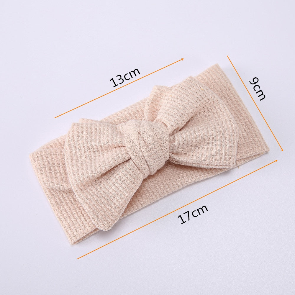 Baby Haarband met Strik - Zacht Haarbandje voor Newborn Meisje