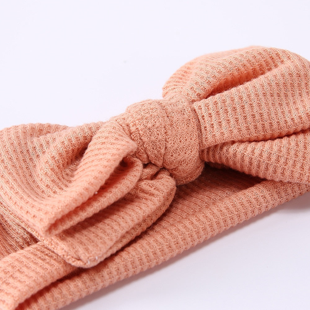 Baby Haarband met Strik - Zacht Haarbandje voor Newborn Meisje
