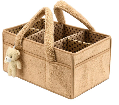 Baby Luier Caddy Organizer – Pluche Opbergcaddy Voor De Babykamer