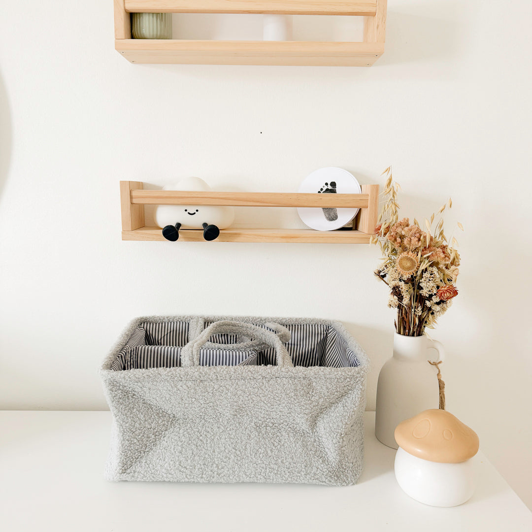 Baby Opbergmand – Caddy Organizer Met Handvatten En Meerdere Vakken