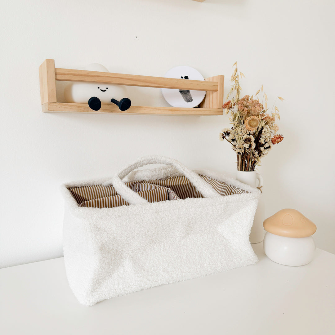 Baby Opbergmand – Caddy Organizer Met Handvatten En Meerdere Vakken