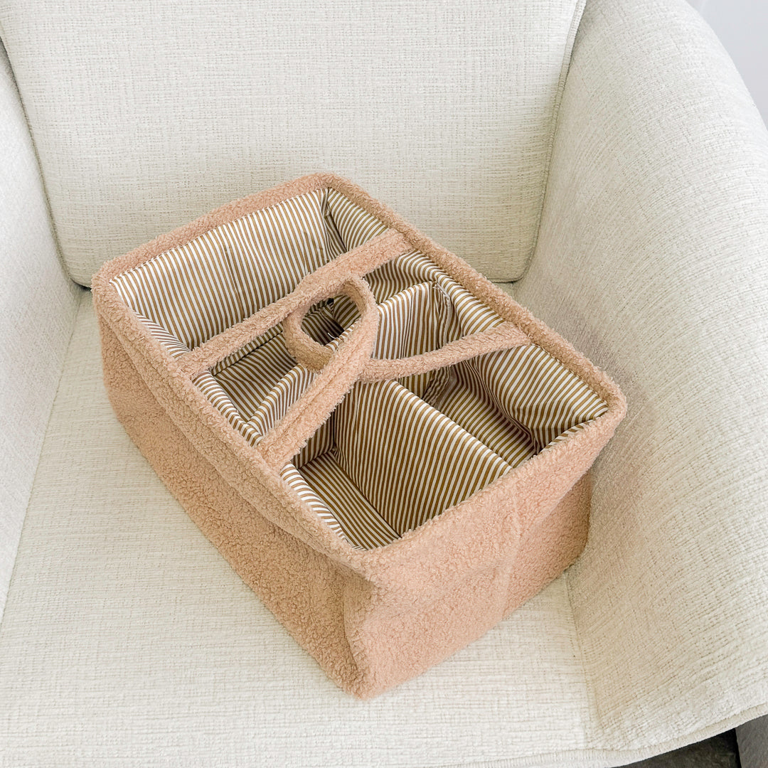 Baby Opbergmand – Caddy Organizer Met Handvatten En Meerdere Vakken