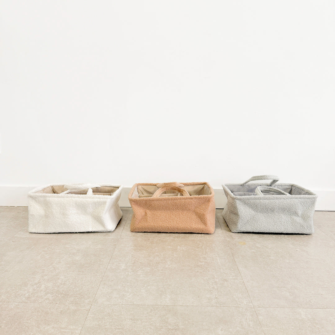 Baby Opbergmand – Caddy Organizer Met Handvatten En Meerdere Vakken