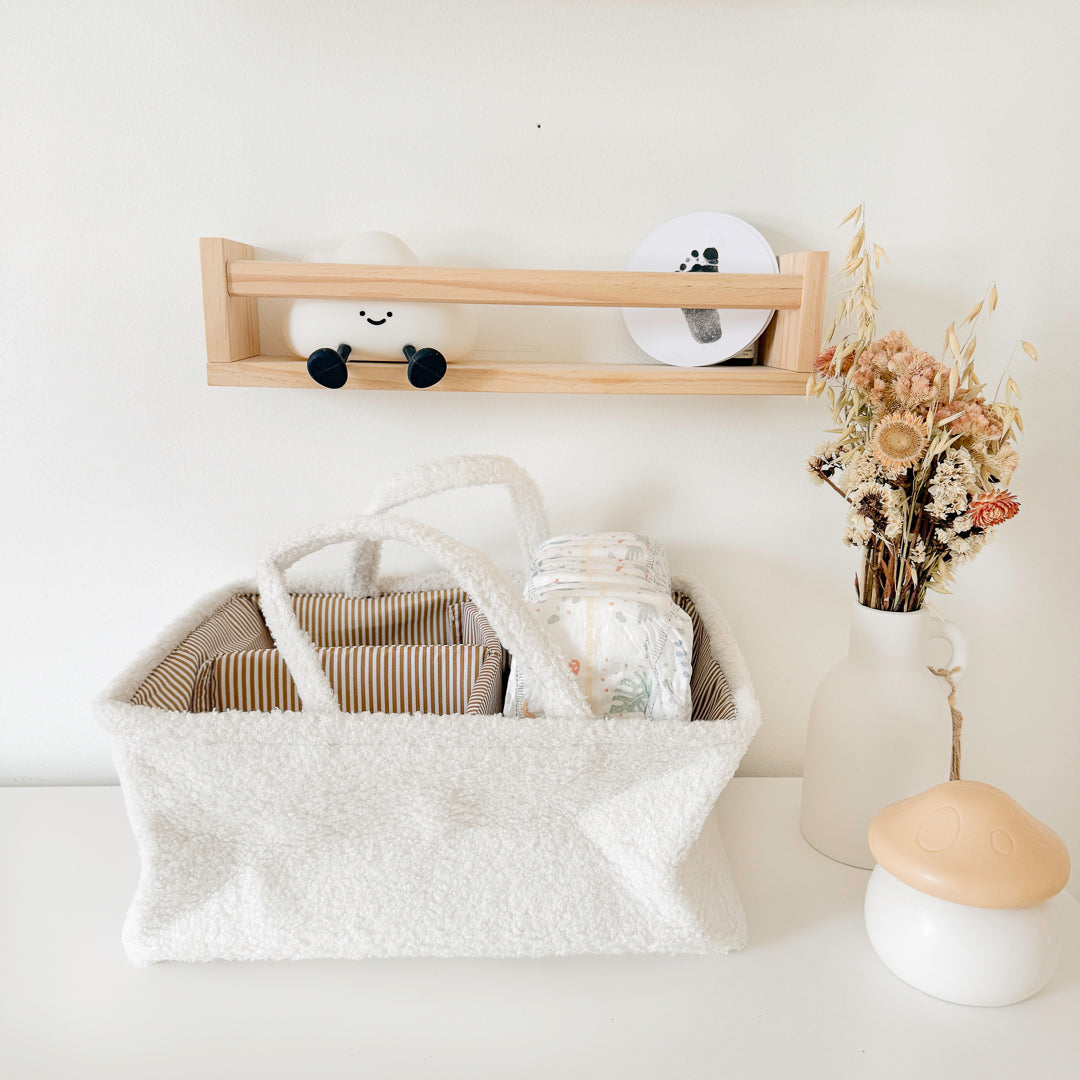 Baby Opbergmand – Caddy Organizer Met Handvatten En Meerdere Vakken