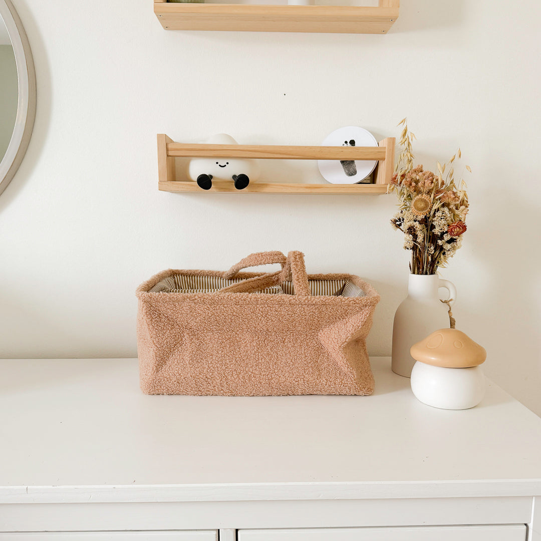 Baby Opbergmand – Caddy Organizer Met Handvatten En Meerdere Vakken