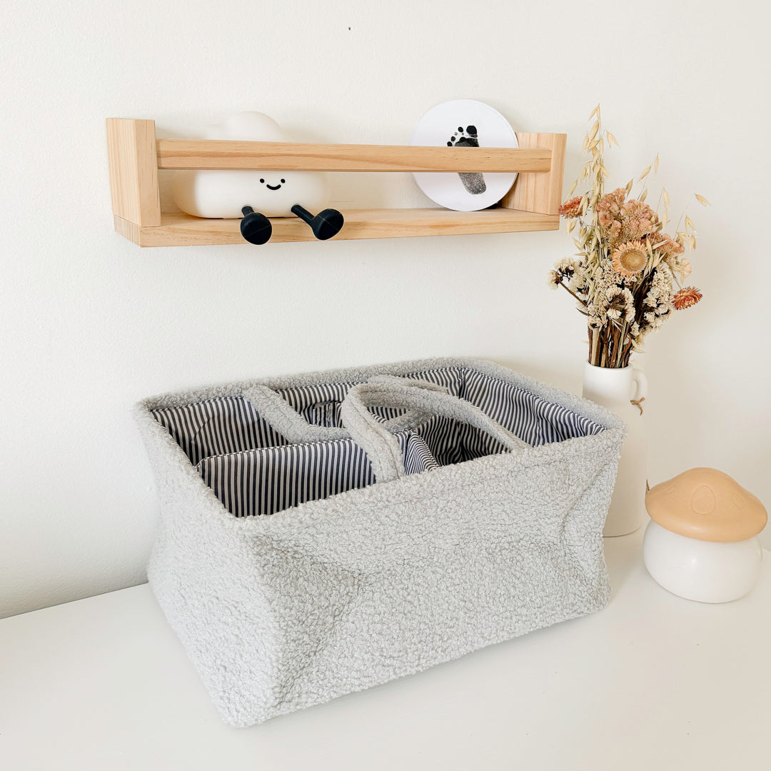 Baby Opbergmand – Caddy Organizer Met Handvatten En Meerdere Vakken