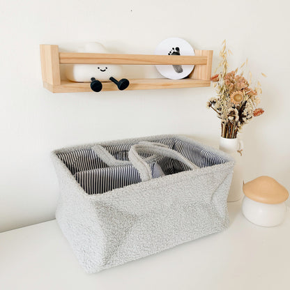 Baby Opbergmand – Caddy Organizer Met Handvatten En Meerdere Vakken