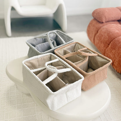 Baby Opbergmand – Caddy Organizer Met Handvatten En Meerdere Vakken