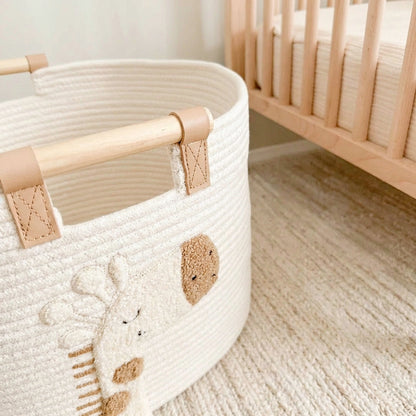 Baby Opbergmand – Witte Giraffe Opbergmand