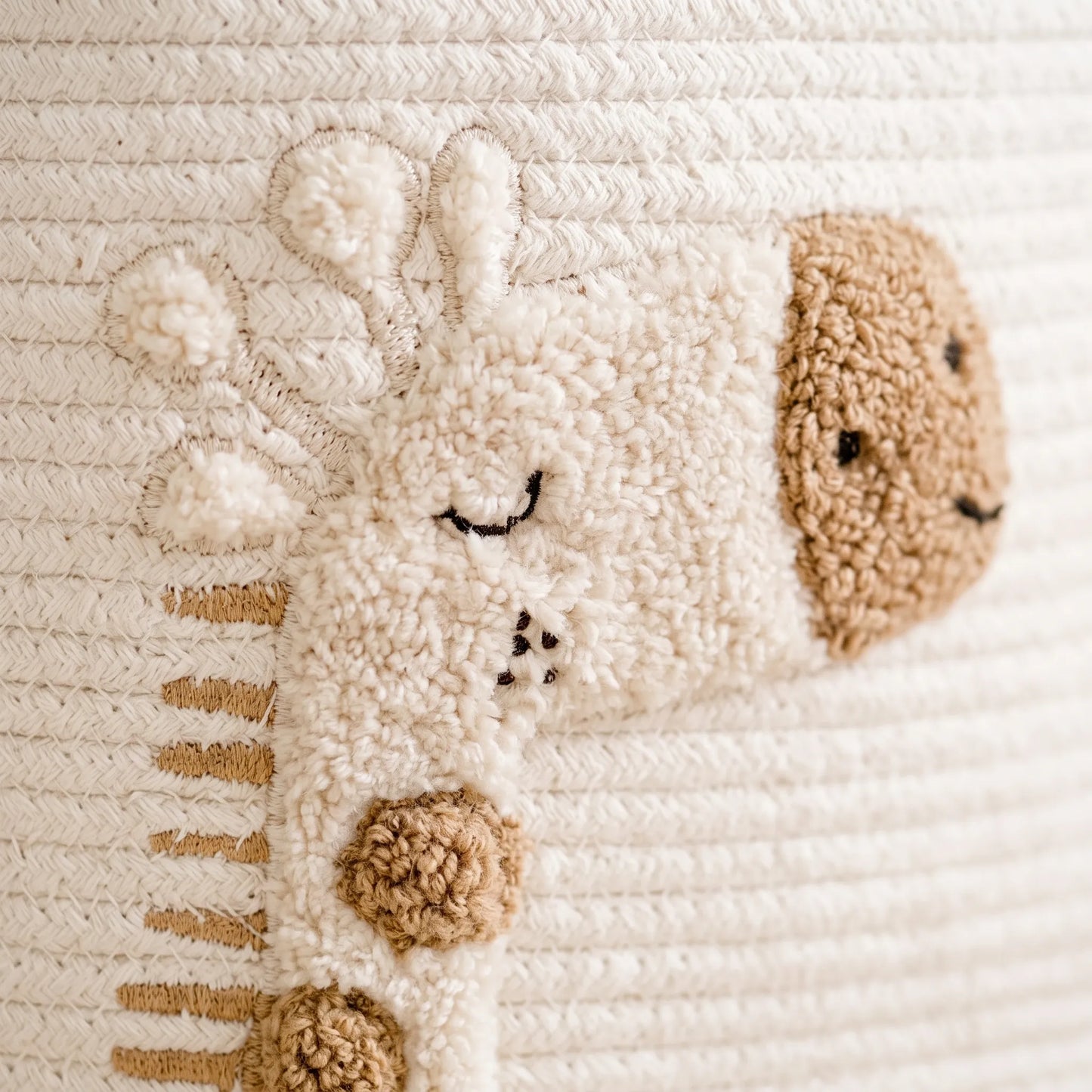 Baby Opbergmand – Witte Giraffe Opbergmand