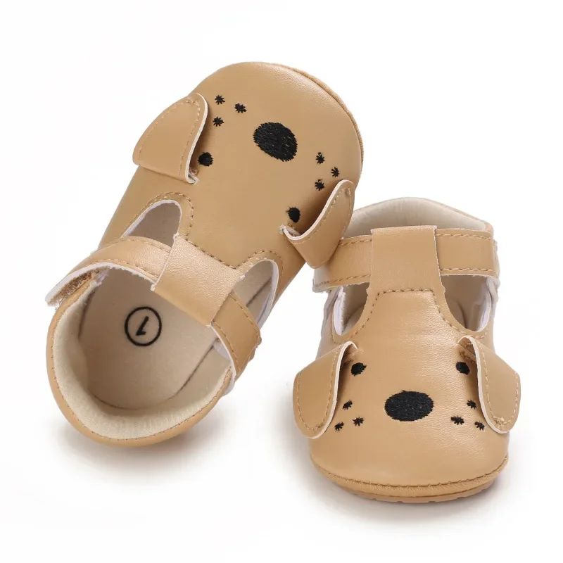 Baby Sandalen – Peuterschoenen Met Dierenprint En Klittenbandsluiting