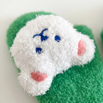 Baby Wantjes Gebreid | Warme Handschoenen met Berenmotief | 8 Kleuren