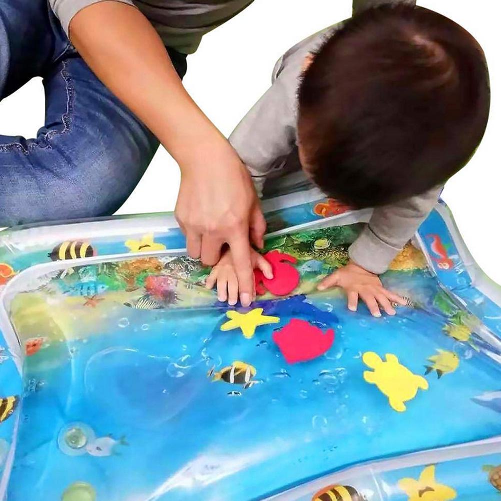 Baby Waterspeelmat – Opblaasbare Sensorische Waterspeelmat Voor Baby's