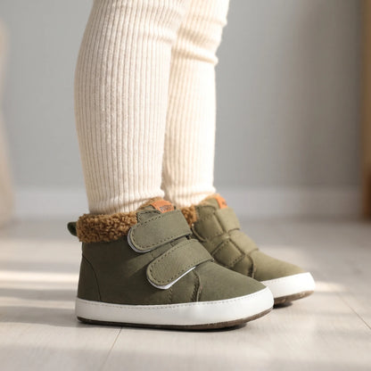 Baby Winterlaarsjes - Warme Antislip Babyschoentjes met Klittenband