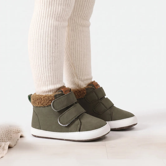 Baby Winterlaarsjes - Warme Antislip Babyschoentjes met Klittenband