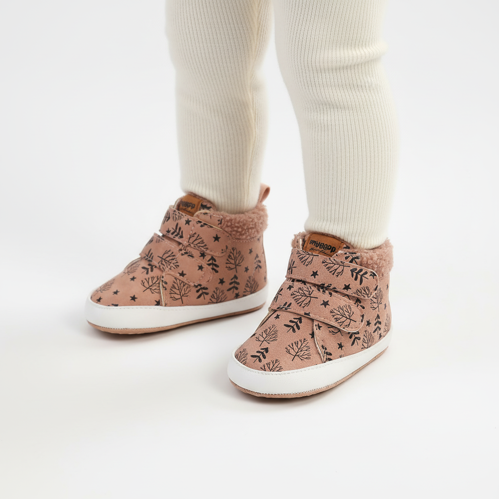 Baby Winterlaarsjes - Warme Antislip Babyschoentjes met Klittenband