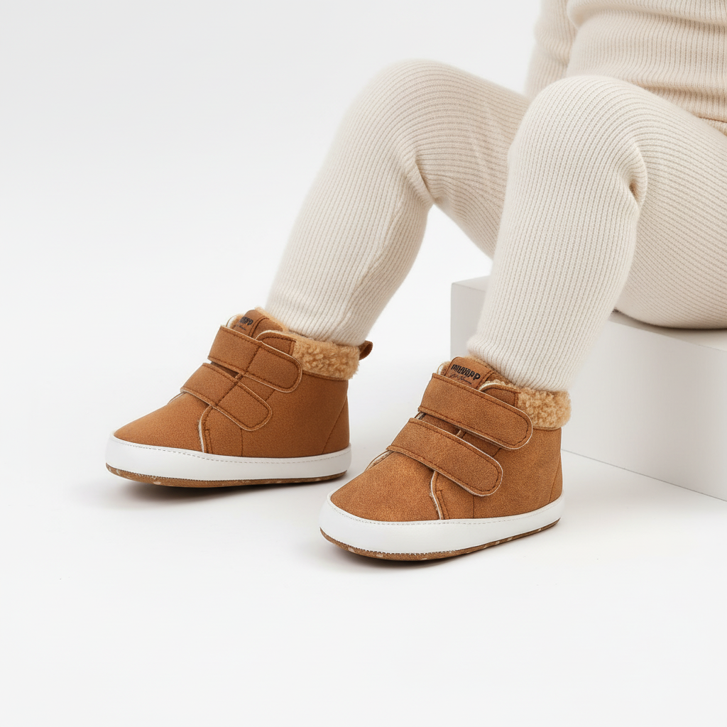 Baby Winterlaarsjes - Warme Antislip Babyschoentjes met Klittenband