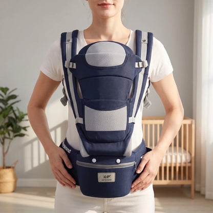 Babydrager Met Heupzitje – 3-in-1 Ergonomische Babydrager