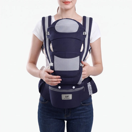 Babydrager Met Heupzitje – 3-in-1 Ergonomische Babydrager