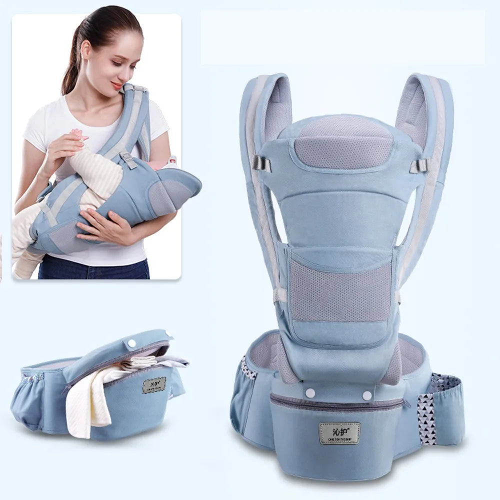 Babydrager Met Heupzitje – 3-in-1 Ergonomische Babydrager