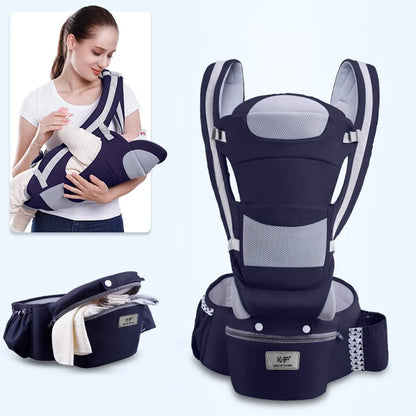 Babydrager Met Heupzitje – 3-in-1 Ergonomische Babydrager