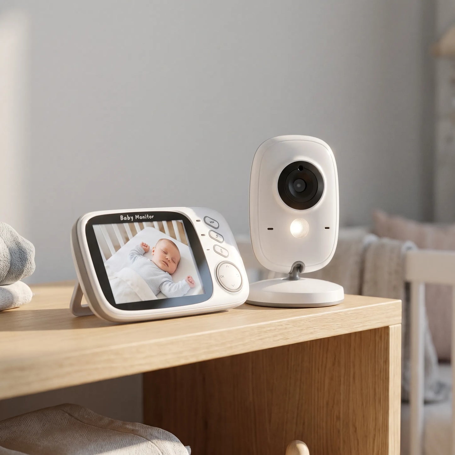 Babyfoon Met Scherm – Draadloze Babycamera Monitor