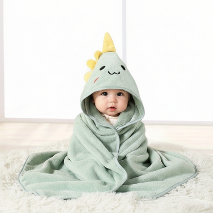 Babyhanddoek Met Dierenkap – Baby Badcape Met Capuchon