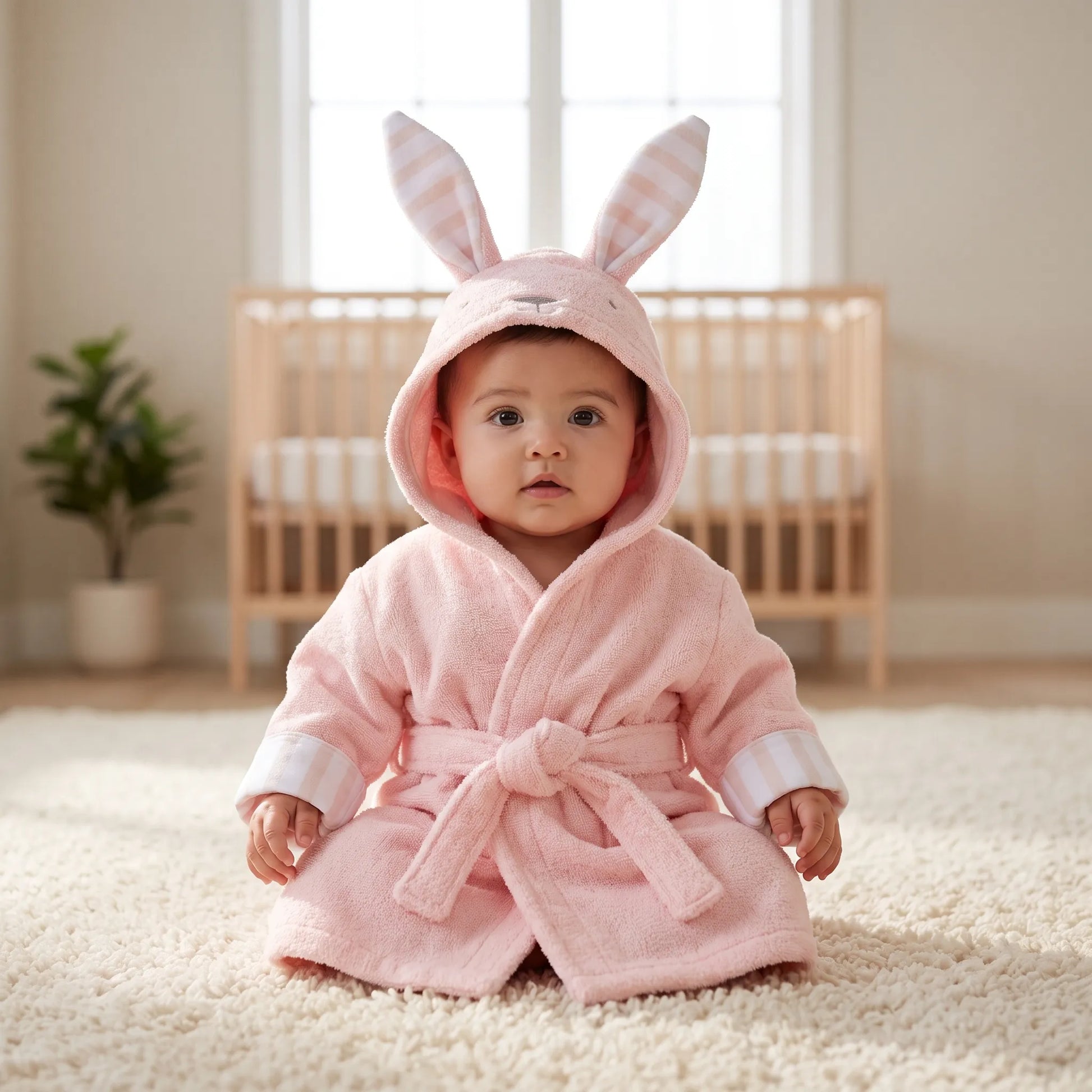 Babyhanddoek Met Dierenprint – Schattige Baby Badhanddoek Met Capuchon