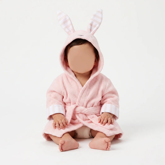 Babyhanddoek Met Dierenprint – Schattige Baby Badhanddoek Met Capuchon