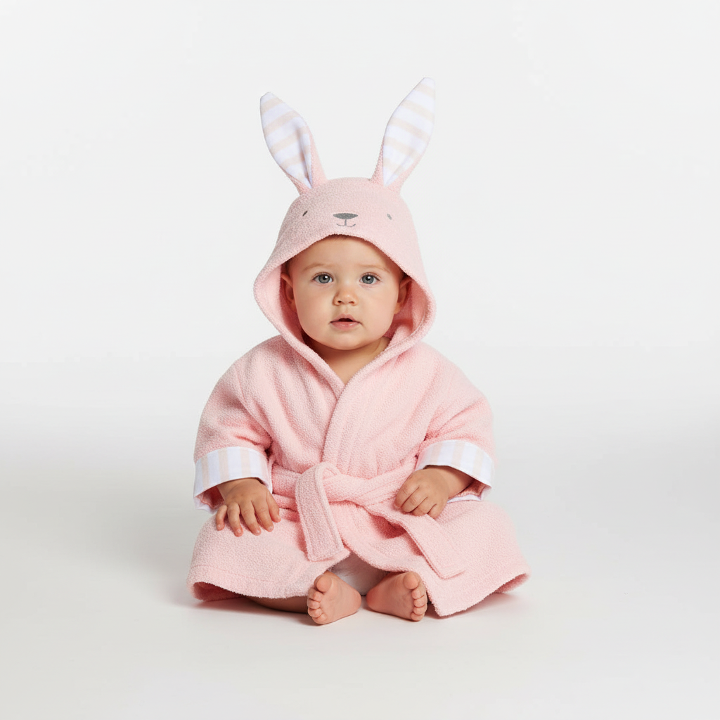 Babyhanddoek Met Dierenprint – Schattige Baby Badhanddoek Met Capuchon