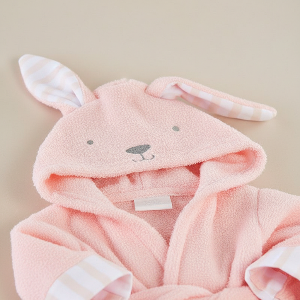 Babyhanddoek Met Dierenprint – Schattige Baby Badhanddoek Met Capuchon