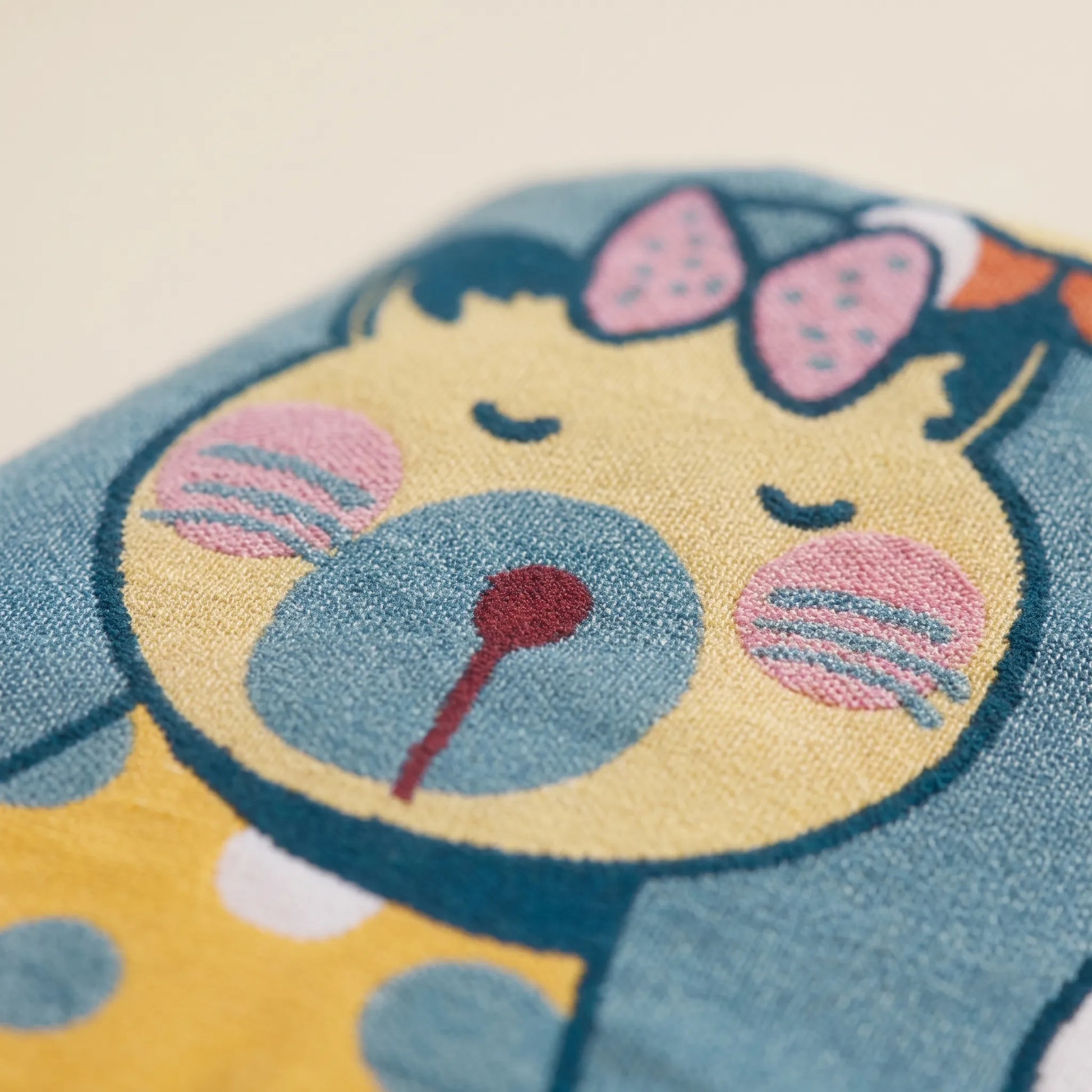 Babyhanddoek Met Kattenprint – Schattige Baby Badhanddoek