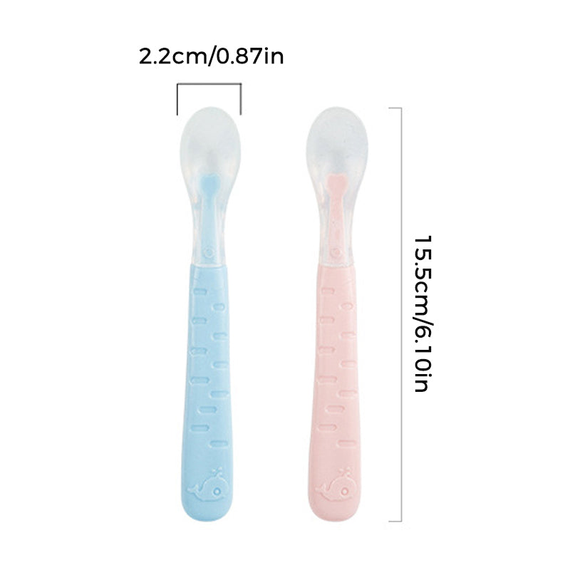 Babylepel – Veilige 2-in-1 Siliconen Lepel Voor Peuters