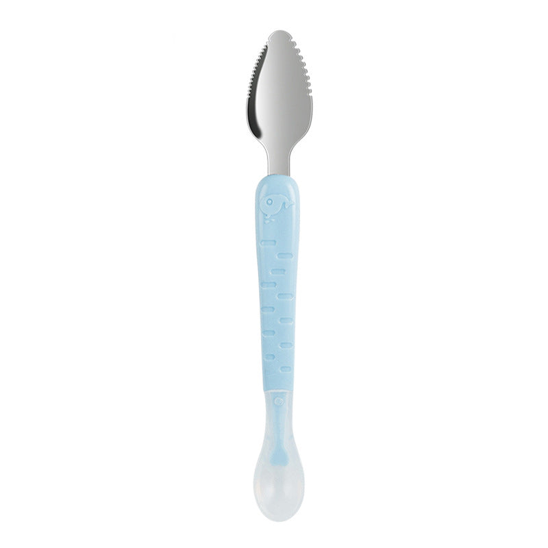 Babylepel – Veilige 2-in-1 Siliconen Lepel Voor Peuters