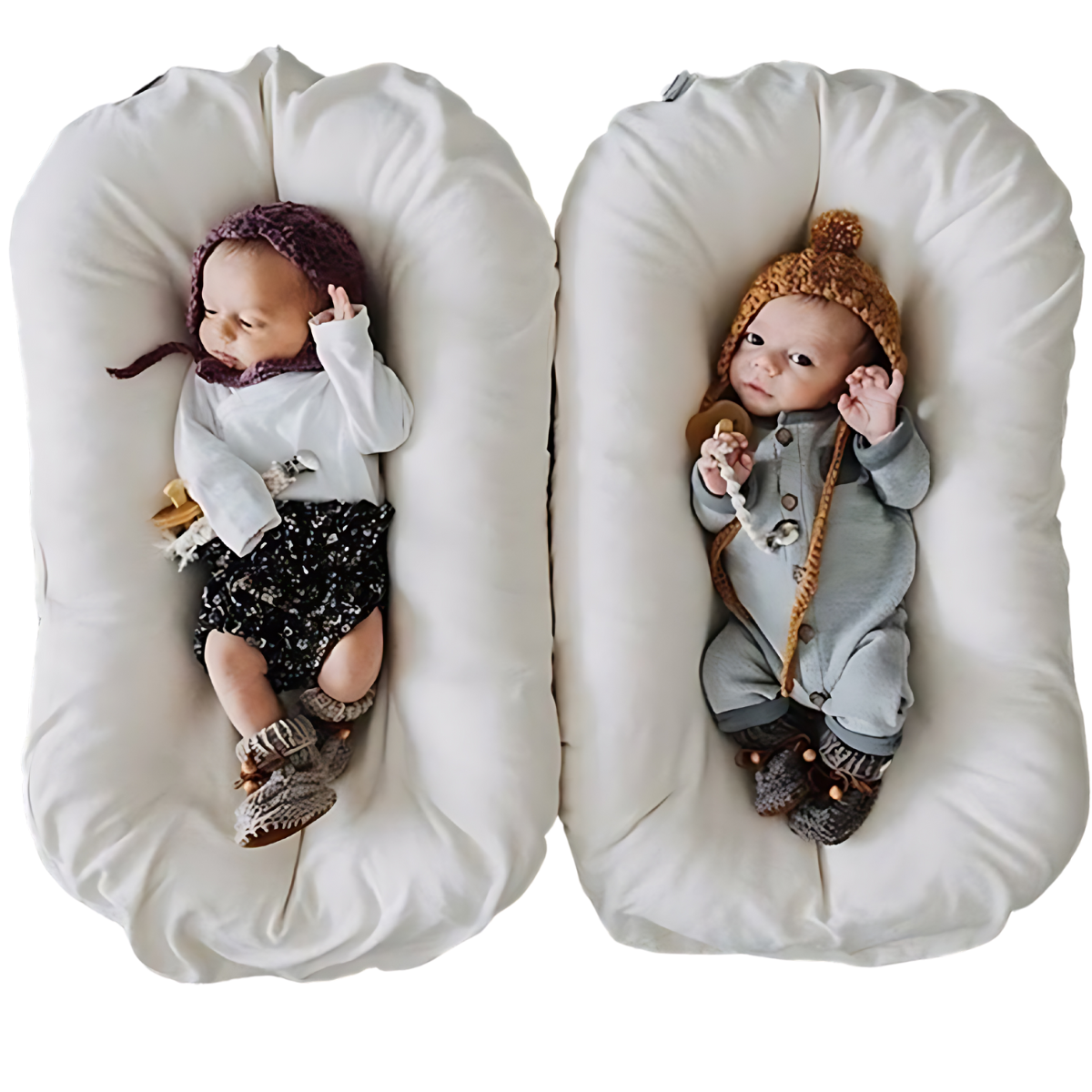 Babynest voor Baby - Zacht Babynestje Lounger voor Pasgeboren