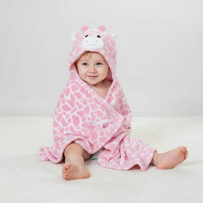 Badcape Kind | Capuchon Handdoek met Dieren | Badponcho Baby